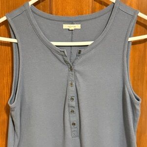 Maurice’s L Women's Blue-ish/Grey Tank Top